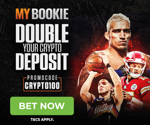 MyBookie crypto Bonus advert