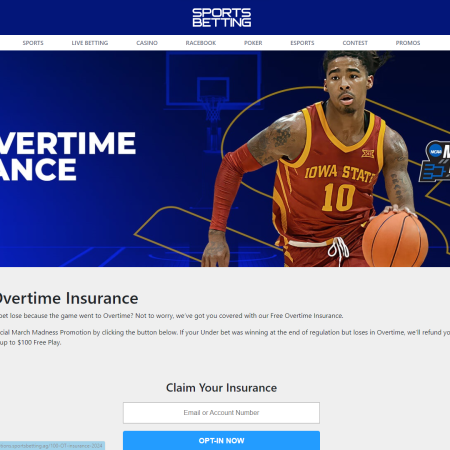 Overtime Loss? No Problem! SportsBetting.ag’s $100 Insurance Has You Covered!
