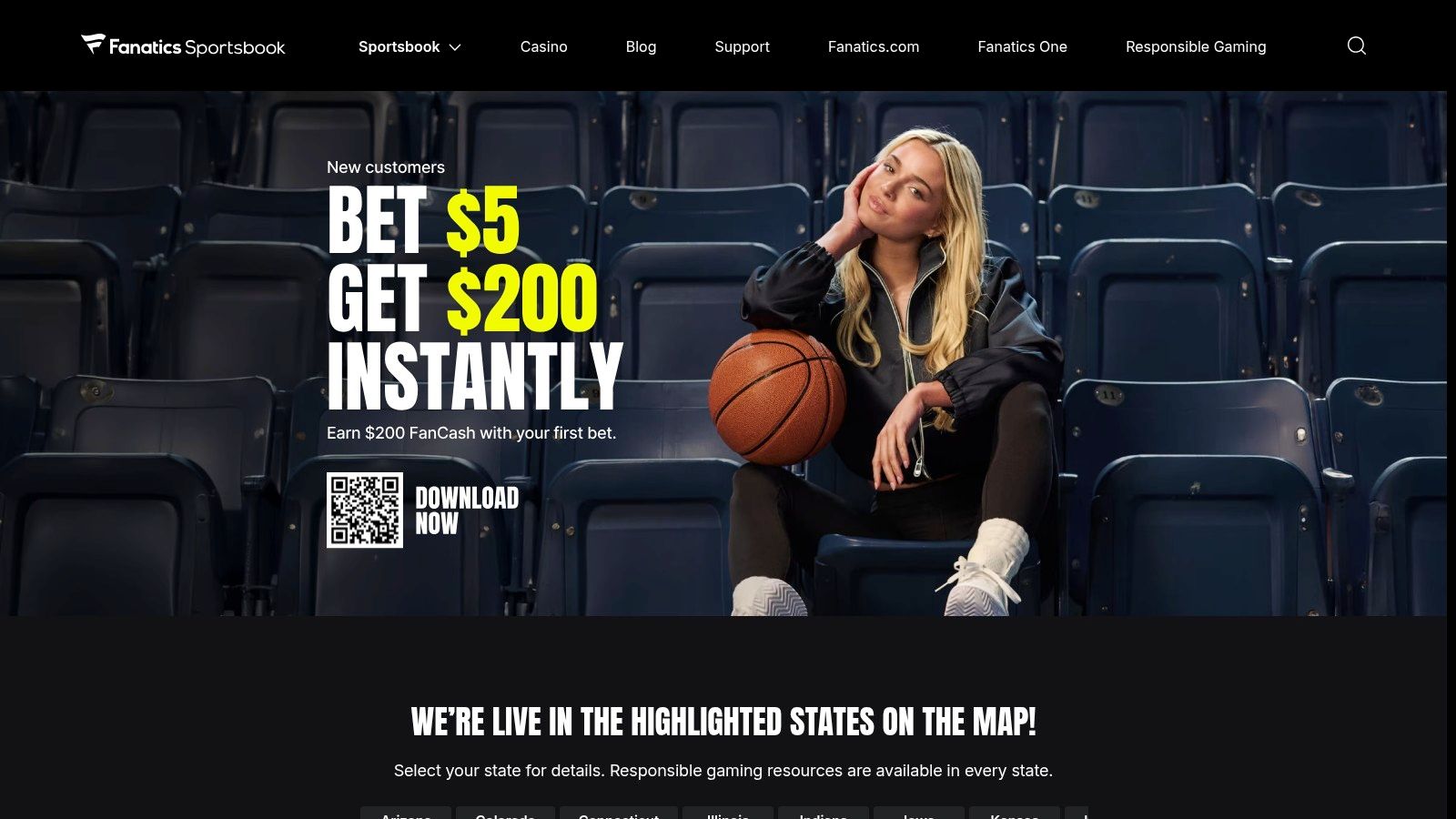 BetAnything sportsbook app interface