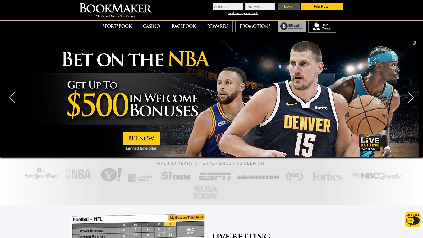 Bookmaker.eu (Offshore)