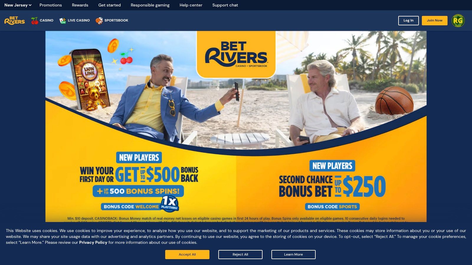 Top 12 Offshore NJ Sports Betting Apps For 2026 4 BetRivers (New Jersey)