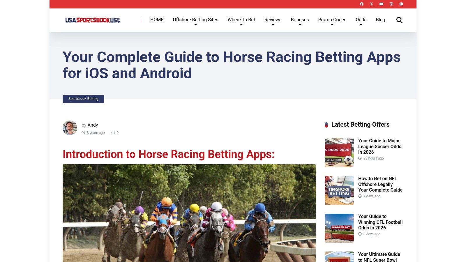 Your Complete Guide to Horse Racing Betting Apps for iOS and Android