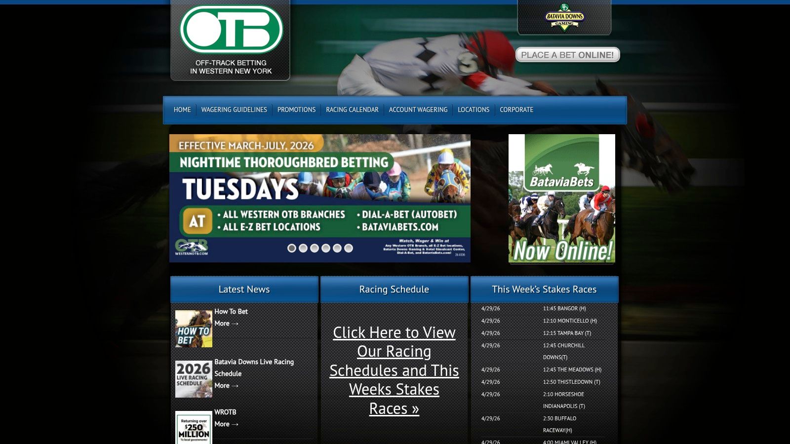 Western Regional OTB (WROTB) / Batavia Downs
