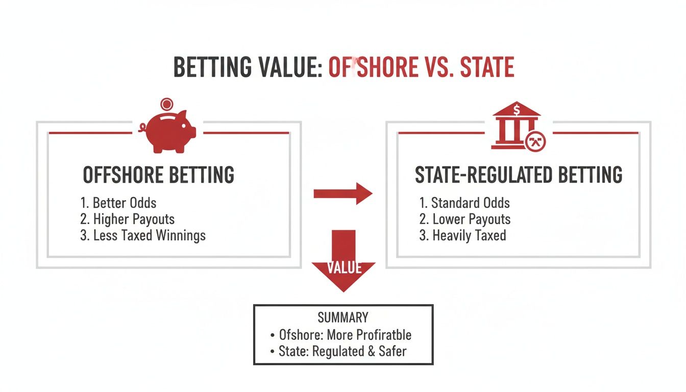 Best Rhode Island Online Sports Betting Sites 2026 2 Image of the BetUS sportsbook interface on a laptop.