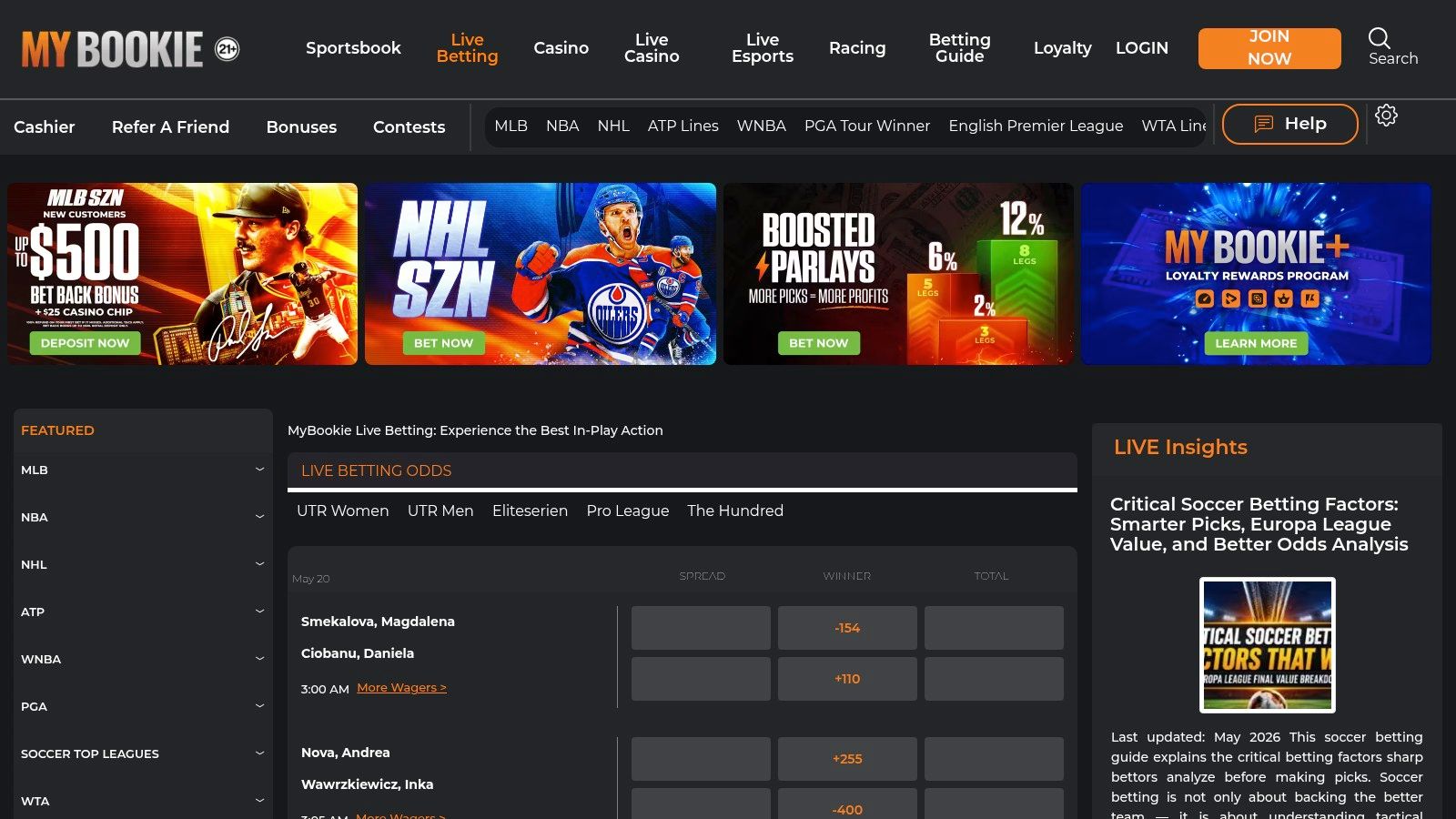 Screenshot from https://www.mybookie.ag/sportsbook/live/